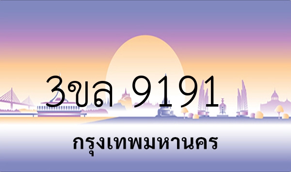 3ขล 9191